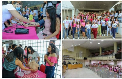 TRE-PI promove ações preventivas contra o câncer de mama como parte do Outubro Rosa